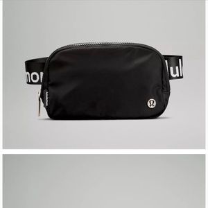 NWT Lululemon Everywhere Belt Bag Wordmark w/white